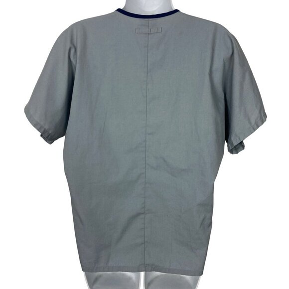 Vintage Boston Red Sox Scrub Top Womens XS Gray Cherokee Genuine MLB Merchandise - Picture 4 of 6